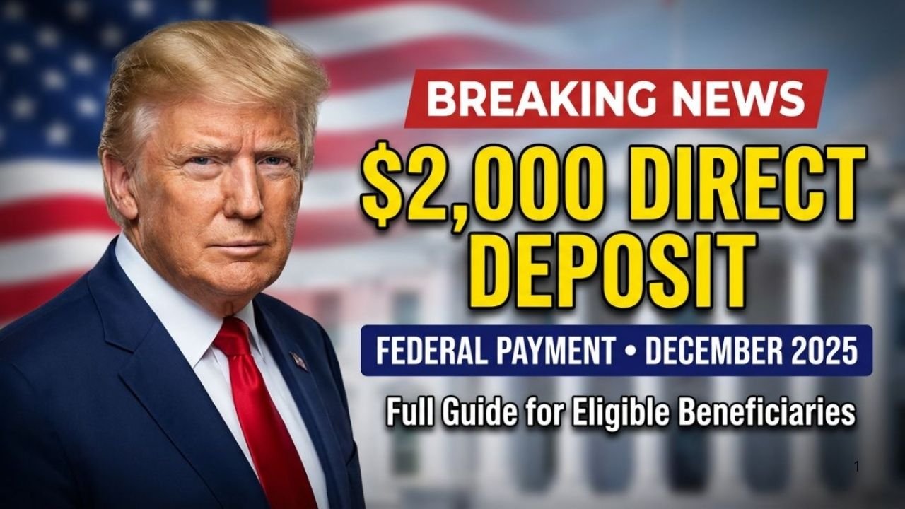 Federal $2,000 Deposit Expected in December 2025: Eligibility, Dates, and What Beneficiaries Should Know